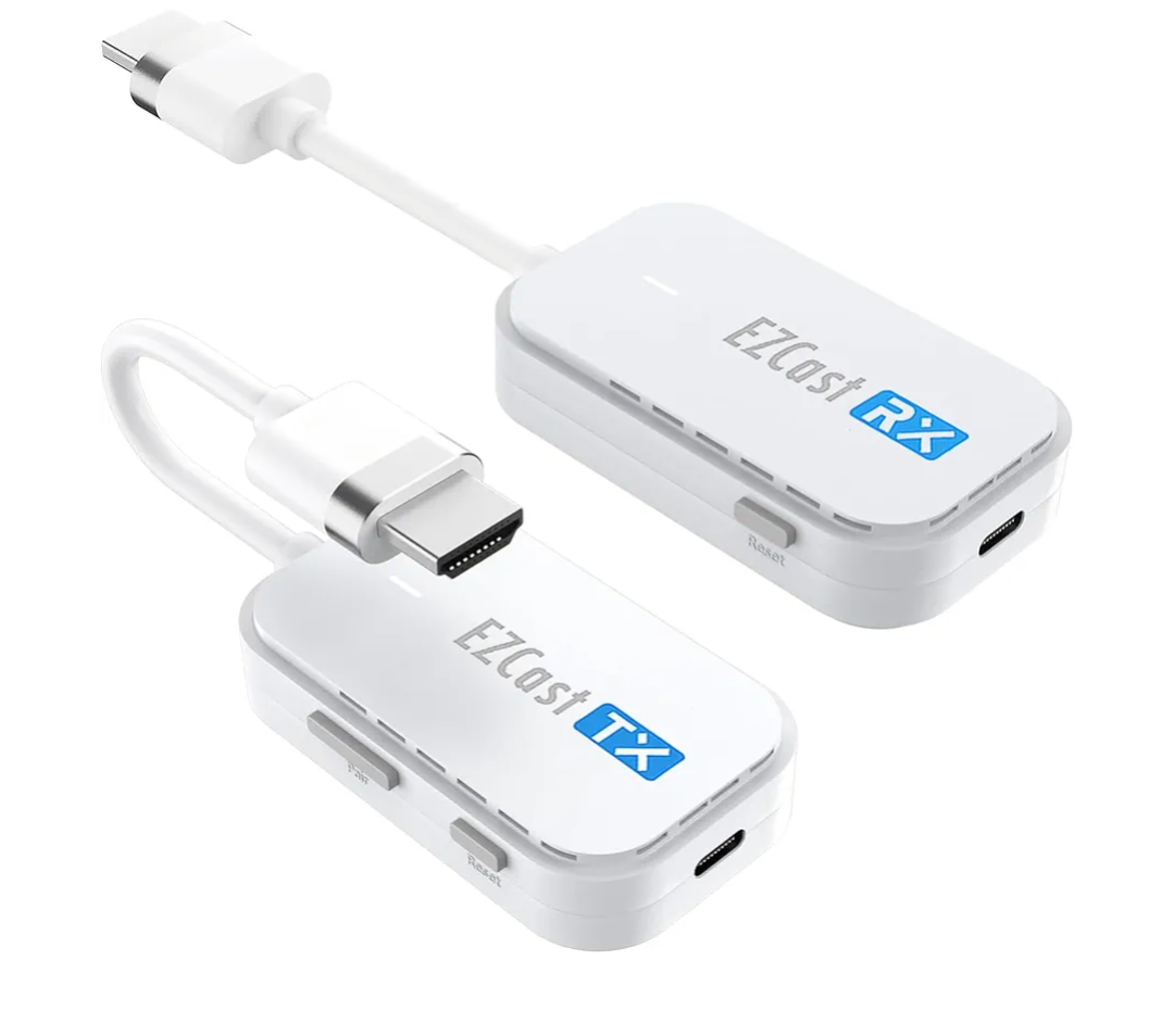 DXchip 4K Wireless HDMI Transmitter and Receiver 4K@30Hz HDMI Wireless Extender Kit Portable 98Ft/30M Display Adapter Streaming Video/Audio to TV/Monitor/Projector from PC, Laptop, Cable Box