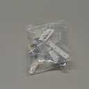 2Pcs Push Button Toilet Flush Lever Handle, Universal Side Mount Toilet Trip Lever Tank Flush Lever