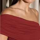 SOLY HUX Women's Ruched Tank Top One Shoulder Asymmetrical Neck Slim Fitted Summer Tops (S)