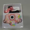 Kids Camera for 3-8 Years Old Toddlers Childrens Boys Girls Selfie Camera 20 MP HD 1080P IPS Screen Dual Digital Toy Camera for Kids Christmas Birthday Gifts with 32Gb Card, Pink