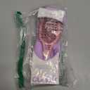 Conair Curl Define Pro Hair Brush for Curly Hair, For Longer Hair with Tight Curls, Dual Vents with Continuous Grooves, Mixed Bristles for Frizz-Free Detangling, Smoothing, and Curl Definition (Blush Pink)