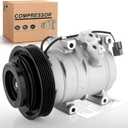 AC Compressor Fit for Acura MDX 3.5L(2003-2006), for Acura TL 3.2L(2004-2008), for Honda Accord 3.0L(2003-2007), Odyssey (2005-2007), Pilot (2005-2008), Ridgeline (2006-2008). Replace CO 10736C