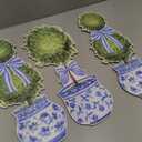 Yinder 3 Pcs Chinoiserie Bonsai Wall Hanger Decor Sign Rustic Topiary Wooden Hanger Wall Plaque Decor Vintage Farmhouse Decoration for Kitchen Living Dinning Room Bedroom 15.7 in