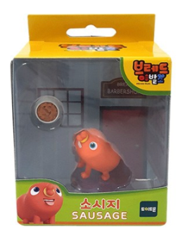BREAD BARBERSHOP Main Character Toy Bread Sausage