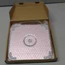 Laptop Stand for Desk, Adjustable Computer Stand with 360 Rotating Base, Ergonomic Laptop Riser for Collaborative Work, Foldable & Portable Laptop Stand, fits for All 10-16" Laptops (Rose Gold)