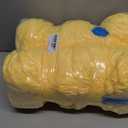 Chunky Chenille Yarn for Crocheting/Arm Knitting, Super Soft Jumbo Knit Blanket Yarn Yellow 8 Pack (32 yds, 8.5 oz Each Pack)