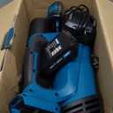 Leaf Blower, Electric Cordless Leaf Blower with 2 Batteries and Charger, 2 Speed Mode, Lightweight Leaf Blowers for Blowing Leaves, Lawn Care, Patio Cleaning and Dust