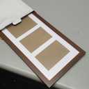 Vittanly 8x20 Collage Picture Frame, Displays 4Pcs 4x6 Pictures with Mat or 1Pcs 8x20 without Mat, Picture Frames Collage Wall Decor for Horizontal or Vertical Display, Brown, 1 Pack