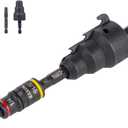 Klein Tools 85091HD Flip Socket Conduit Reamer, 3-in-1 Impact-Rated Tool for 1/2-Inch, 3/4-Inch, 1-Inch Conduit, Magnetic Bit Holder