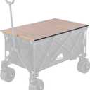 Folding Camping Wagon Table Accessory | 200LB Capacity, Universal Fit for 40"-50" Utility Carts | Instant Setup Portable Camp Table for Outdoor Picnics & Tailgating