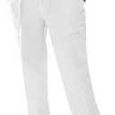 PASLTER Mens Casual Linen Pants Loose Fit Elastic Drawstring Waist Straight-Legs Summer Yoga Beach Long Pants (XX-Large)