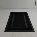 OLANLY Front Door Mat Indoor Outdoor Entrance, Waterproof All-Season, All-Weather Doormat, Sturdy Natural Rubber, Fade Resistant, Low Profile, Easy Clean Patio Porch Entryway Mat, 29.5x17, Black