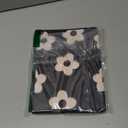 Case for iPad 9th/ 8th/ 7th Generation 10.2 inch 2021/2020/ 2019, Protective Case with Pencil Holder, Auto Wake/Sleep Trifold Smart Stand Cover for iPad 9th/8th/7th gen, Black Flowers