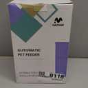 IMIPAW Automatic Cat Feeder, 5G WiFi Food Dispenser with APP Remote Control, Pet Dry Food Smart Feeder, Programmable Timed Feeding, Dual Power Supply, 110 Meals, Desiccant Bag, Stainless Steel Bowl