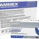 AMMEX Blue Nitrile Disposable Gloves, 3 Mil, Chemo-Rated, Powder & Latex-Free, Textured
