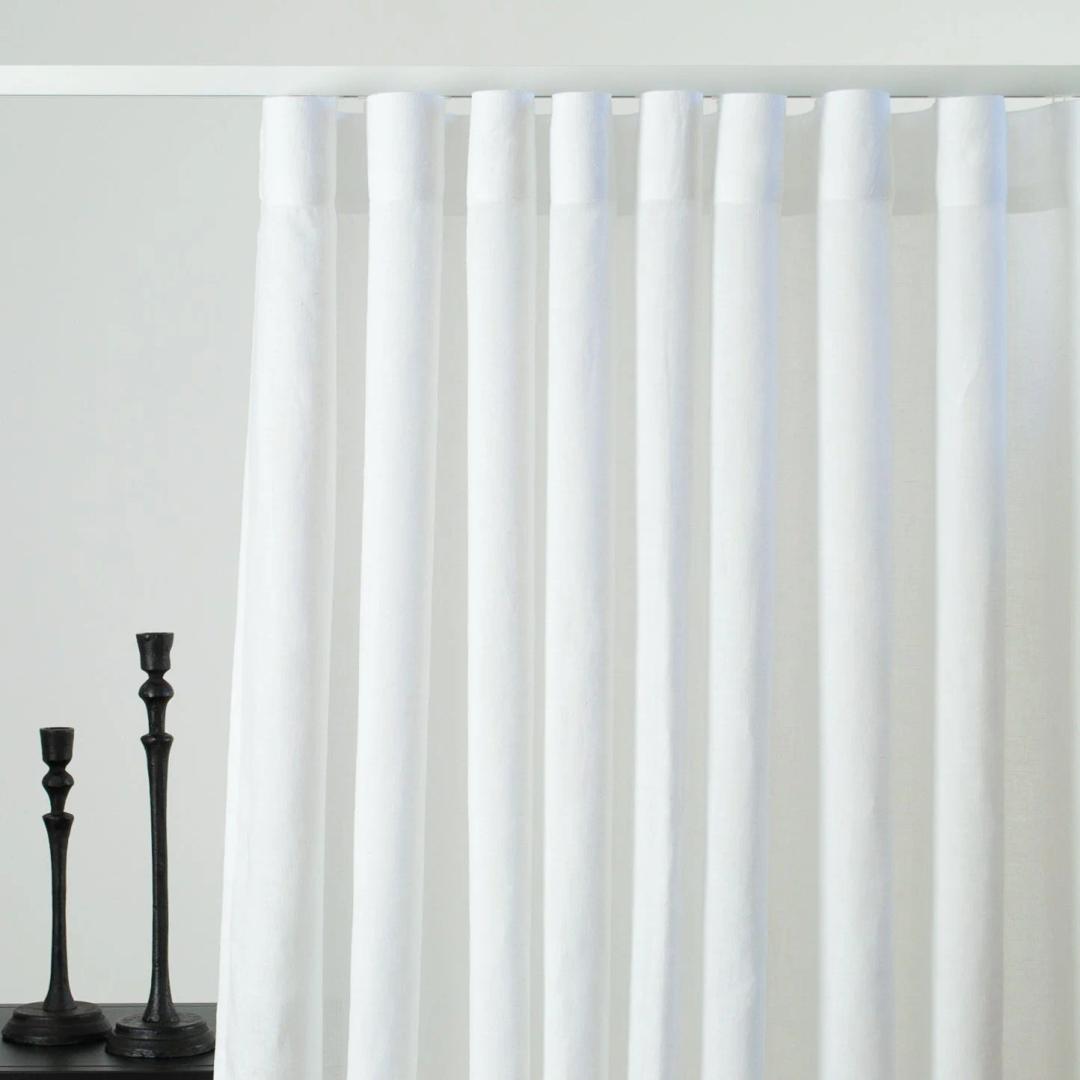 Curtain White 90"