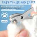 10 x Cat Nail Clippers with Safety Guard - Professional Cat Claw Trimmer for Cats & Small Pets, 2mm Over-Cut Protection, Non-Slip Ergonomic Handle & Stainless Steel Blade (Beginner Friendly)