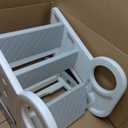 Soladder Foldable Toddler Step Stool for Bathroom Sink, Non-Slip Adjustable 3 or 2 Step Stool for Toddlers to Train Toilet Potty, Plastic Toddlers Kitchen Stool Helper for KidsGray