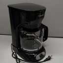 Mueller 12-Cup Drip Coffee Maker - Borosilicate Carafe, Auto-Off, Reusable Filter, Anti-Drip, Keep-Warm Function, Clear Water Level Window Coffee Machine, Kitchen Essentials & Accessories (Black)