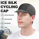 Cycling Cap for Men Women, Cooling Bike Hat with Sun Visor Summer Skull Cap Helmet Liner Bike Cap
