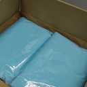 Spandex Table Cloths for 8 Foot Rectangle Tables-6 Pack Fitted Stretch Aqua Blue Table Covers-Folding Tablecloths for Party, Vendor Booth Display, Banquet Buffet Event, Craft Trade Show