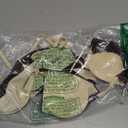 SUUKSESS Women Halter String Two Piece Bikini Sets Reversible Thong Swimsuit (Small, 105 Brown White Color Block)