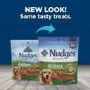 Blue Buffalo Nudges Grillers Natural Dog Treats, Made in the USA with Real Chicken, 16-oz Bag