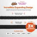 Flexi Hose Expandable Garden Hose with 8 Function Nozzle, 150FT - Lightweight Retractable Garden Hose, Water Hose - No-Kink Flexibility, 3/4 Inch Solid Brass Fittings and Double Latex Core