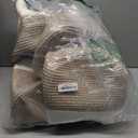 4 Pack Storage Baskets for Organizing, Woven Baskets for Shelves - Perfect for Toys, Books, Towels, and Clothes, Durable Gift Basket Bins Toy Storage, 12.7''Lx9''Wx7.8''H, Brown & White