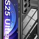 for Samsung Galaxy S25 Ultra Waterproof Case, with Built-in Screen Protector Dustproof Shockproof Full Body Underwater Protective Phone Case Cover for Samsung Galaxy S25 Ultra 5G 6.9" (Black)