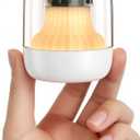 Babelio Pocket Glow White Noise Sound Machine - Upgraded 7 Color Night Lights, 20 Non-Looping Sounds, Timer & Memory Function, Portable for Adults & Babies, White