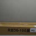 CKE 100 Pack 36" Round Aluminum Balusters, 3/4" Diameter Hollow Black Spindles for Deck/Stair Railing Kits With Screws & Connectors for Wood Composite