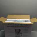 CASABREWS 3700 Essential Espresso Machine 20 Bar, Stainless Steel Cappuccino & Latte Machine with Steam Frother for Home, 43.9oz Water Tank, Coffee Gift for Women & Men, Silver