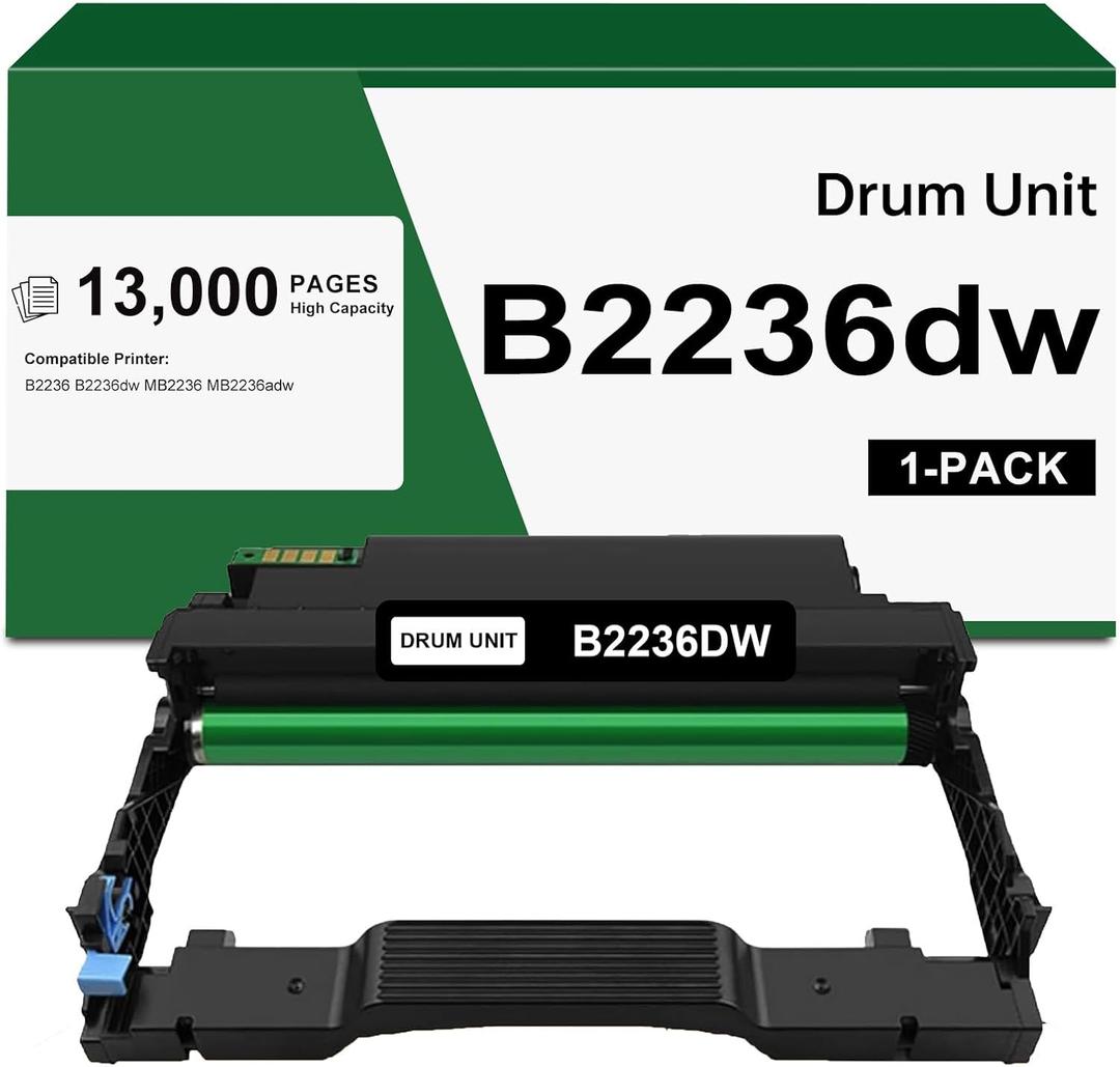 B2236 B220Z00 Imaging Drum Unit Compatible with Lexmark B2236dw MB2236 MB2236adw Printer( 13,000 Pages, Black 1)