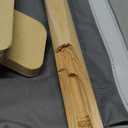 MEWOOFUN Cat Couch Bed, Pet Sofa for Indoor Cats Wooden Indoor Elevated Cat Beds with Removable Mattress Cover Suitable for Kitty, Puppy or Small Animal (Dark Grey, Medium)