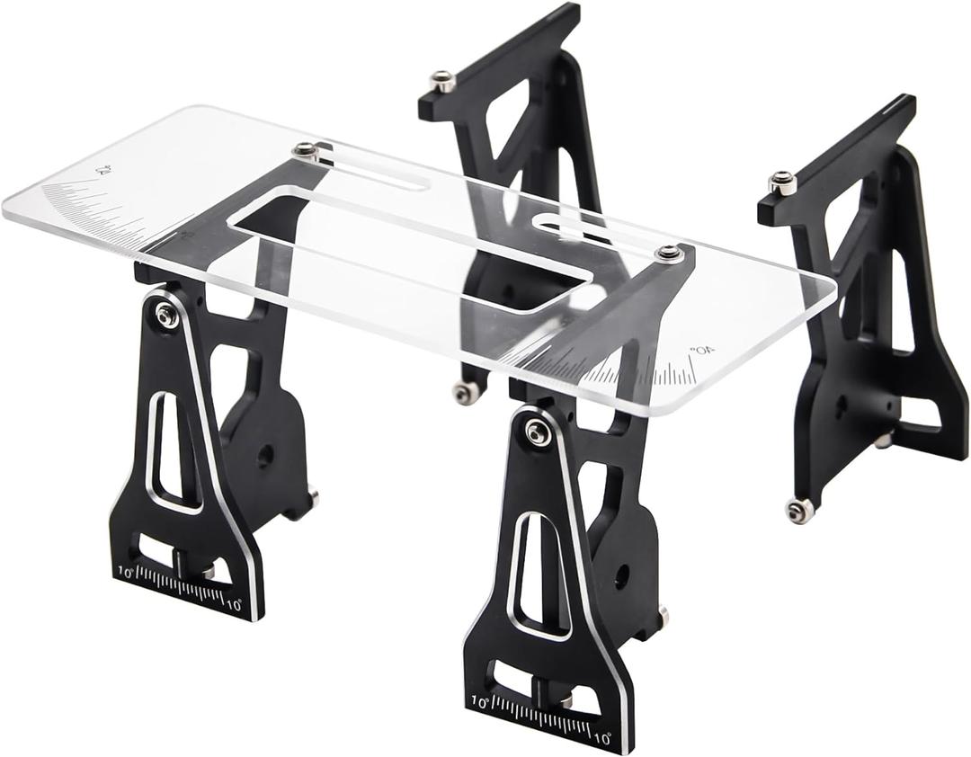 1/28 RC Car Setup System - Precision Ride Height, Camber & Toe Adjustment Tools, Adjustable Suspension Setup Station, 1/24 1/28 RC Car Setup Tools, Professional Calibration Kit for Micro RC Cars