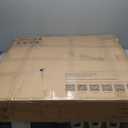 SICOTAS Round Coffee Table for Living Room, 32" Circle Modern Fluted Center Coffee Table with Storage, Mid Century Accent Tea Dining Table for Small Space, Apartment, White Alder (31.5"D x 31.5"W x 15.6"H)