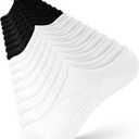 wernies No Show Socks Women - 8 Pairs Ankle Socks for Women, Low Cut Socks Short Cotton Socks, Invisible Casual Socks (Mix of Colors-0058 Pairs/16 Pieces)