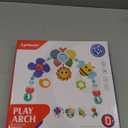 Lynncare Adjustable Arch Bassinet Toys for Infant & Toddlers, Stroller Arch, Baby Crib Toys with Fascinating Hanging for Stimulating Babys Senses and Developing Motor Skills (Set5)