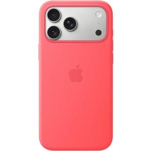 Apple iPhone 17 Pro Max Silicone Case with MagSafe and Camera Control: Lightweight Phone Case, Wireless Charging Compatible, Smooth Matte Finish; Bright Guava