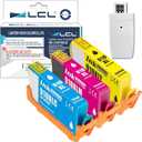 LCL 910XL Cyan Magenta Yellow Ink Cartridges Pigment Replacement for HP 910 XL Ink for HP OfficeJet Pro 8025 8035 8020 8028 8024 and for OfficeJet 8022 8015 8010 8012 8014 8018 Printers