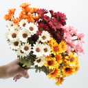 Artificial Plants & Flowers - Artificial Flower for Outdoors Christmas Flowers Artificial Winter Flower for Outdoors