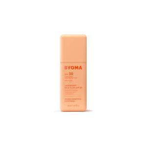 BYOMA SPF 30 Face Fluid  UltraLightweight Facial Sunscreen for All Skin Tones  Luminous Glow, No White Cast  SPF Moisturizer Strengthens Skin Barrier  1.69 fl.oz