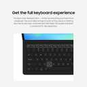 Samsung Galaxy Tab S10 FE+ Book Cover Keyboard Slim  AI Key for Galaxy Tab S10 FE+, Detachable Platform, PC-Like Experience, Wireless Keyboard Sharing, Black