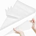 24 Inch Extra Large Piping Bags,100 Pack Disposable Pastry Bags, Thick Anti-Burst Icing Piping Pastry Bags For Frosting Decorating Cake Cupcake Cookie (24 Inch-100 Pack)