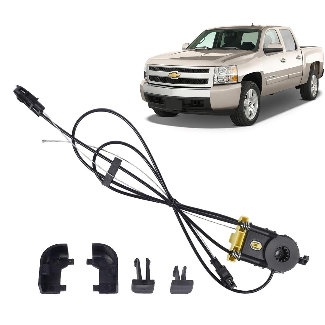 25980205 Rear Power Sliding Window Regulator and Motor Assembly Fits for 2010-2013 Silverado 1500 2007-2014 GMC Sierra 1500 2007-2014 Chevrolet Silverado 2500 HD 3500 HD