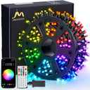 JMEXSUSS Smart Color Changing Christmas Lights, 173ft 500 LED RGB Christmas String Lights with Remote & APP, Waterproof Christmas Tree Lights for Indoor Outdoor Xmas Tree Party House Decoration