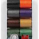 SINGER 60641 Polyester Hand Sewing Thread, Assorted Colors, 11 Small Spools, Dark