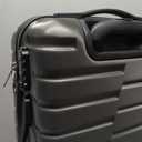Coolife Carry On Luggage Airline Approved with Spinner Wheels, Hard Shell Suitcase TSA Lock Lightweight Travel Luggage 20-inch,Gray