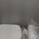 AAAAAcessories D-Shaped Chair Cushions, 2" Thick Dining Chair Pads with Ties and Removable, Machine-Washable Cover, 17" x 16", Set of 6, Oatmeal Beige